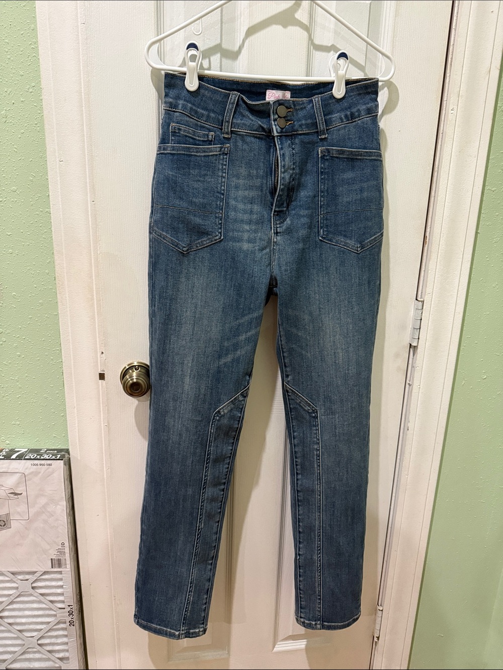 Pink Lily Sidney Dark Wash Skinny Jeans